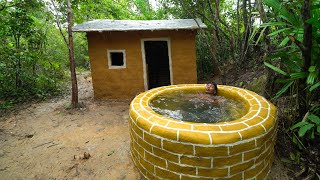 How To Build The Most Survival House And Bath Pools Underground