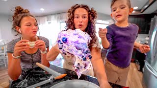 Baking ORGANIC Sourdough Blueberry Lemon Muffins from Scratch