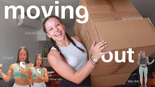 moving out week | back to the gym | apartment hunt with me