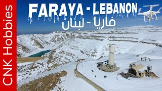 Faraya by drone - 4K | بلدة فاريا - لبنان