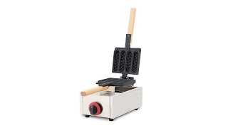 LPG gas Crispy Sausage Hot Dog Waffle Maker Hot Dog Machine Four Sticks Gas Crispy Machine