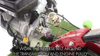 How to change a drive belt on an Earthquake Pioneer Tiller