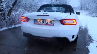 Cabrio w zimie? Wydech Abarth 124 Spider