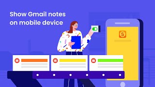 Show Gmail notes on mobile devices