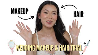 DIY Wedding Makeup and Hair Trial