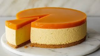 easy mango cheesecake|NO EGG|NO GELATIN|NO AGAR AGAR|NO FLOUR|NO SUGAR.make mango cheesecake at home