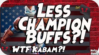 Champion Updates! | Less Champion Buffs Per Year! | Marvel Contest of Champions