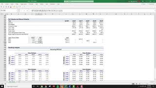 LBO Model Tutorial: Exit Assumptions & Returns Schedule (IRR / MOIC)