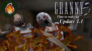 Granny 5 Time To Wake Up Update 1.1 with Fire Trap Weapon