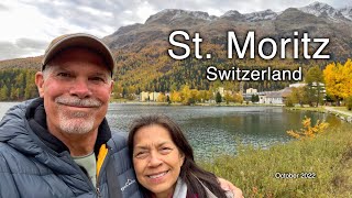 A Beautiful Autumn Day in St  Moritz, Switzerland 4K