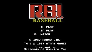 R.B.I. Baseball [NES] - Watch Mode