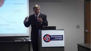 Dr. Patrick Byrne addressing the Tennessee Chamber of Commerce for National School Choice Week