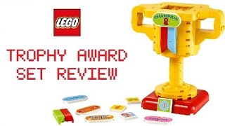 Lego Trophy Award Set Review