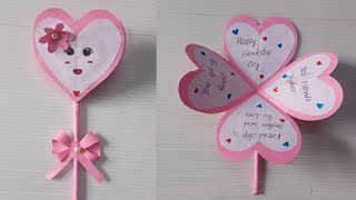 Diy friendship day gift card with colour paper| besties|best friends|ytvideos