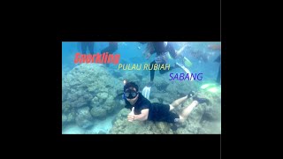 SNORKLING !! PULAU RUBIAH SABANG !!! WoW RAME GUYSS