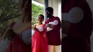 Nayanthara and Vignesh Shivan❤️❤️ with Twins saying Happy Diwali 💓💓🌹