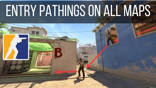 Entry Pathings on All Maps in CS2