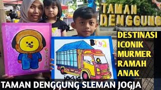 Taman Denggung Jogja | Tempat Destinasi Iconik dan Murmer #tamanbermain  #sleman #slemancityhall