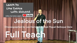 IMPROVER LINE DANCE LESSON 57 - Jealous of the Sun - Part 1 - Full Teach