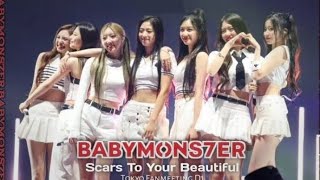 Babymonster performing "Scars to your beautiful" in Tokyo D1 #babymonster #kpop