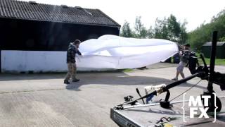 84'' Wind Machine, Parachute Test