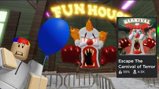 Escape The Carnival of Terror Obby! Roblox. Спасайся от Карнавала Ужаса, Обби! Роблокс. С озвучкой!