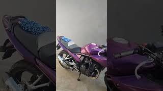 Bandit no brilho! #escape #bandit #suzuki #manutenção #motovlog #marginaltiete #anhanguera #roxo