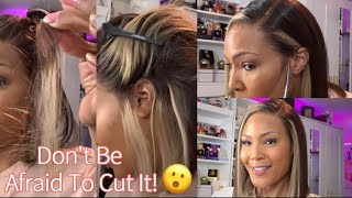 Install Your Frontal Wig Right! Cut lace off the ear area!T Part wig from Royalme