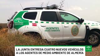 La Junta entrega cuatro nuevos vehículos a los Agentes de  Medio Ambiente de Almería.