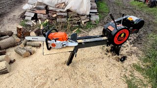 (42) Stihl MS261 & Fogasléces rönkhasító - Kinetic Log Splitter