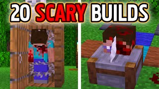 Minecraft | 20 Scary Halloween Build Hack and Ideas