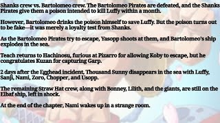 One piece chapter 1126 Spoilers - #onepiece #anime #animemoments #shorts