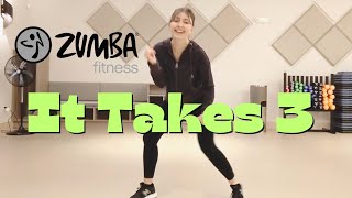 It Takes 3 by Pitbull, Vikina || 80's Remix || Zumba Choreography