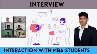 Interaction with MBA Students