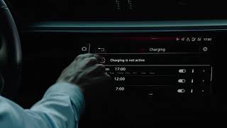 How to change the charging settings | Audi Explanatory Video