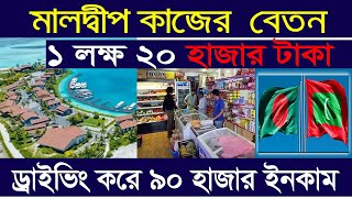 Maldives jete koto taka lage | মালদ্বীপ ড্রাইভিং ভিসা | Maldives Jete koto Taka Lage @somoynews360