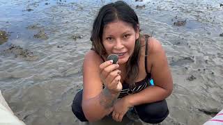 Cogiendo unas CONCHAS en el MAR junto a las GEMELAS 😱