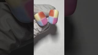 Spring nail art ! Cute rainbow 🌈 check nail art, gel nail art 💅🏻, cute spring vibe!♥️