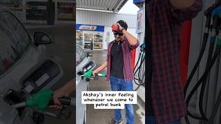 Petrol Kottinchadam alasyam … Ma vadu ready ga vuntadu 😁 #shortsviral #funny #telugushorts #comedy