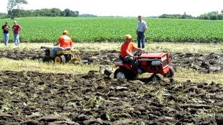 Garden Tractor Plowing at The Orange Spectacular 2011 - 3