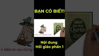 #shorts Bạn có biết nội dung đạo Hồi?  p1