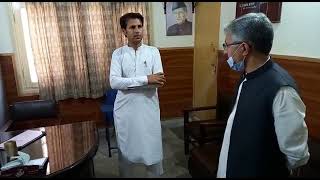 Deputy Commissioner Kohat Roshan Mehsud Visited Education office Kohat 2