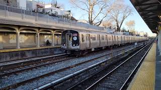 MTA Subways - Bombardier R179 #3323 Test Train on the Sea Beach Line at Gravesend-86th Street