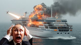 1 minute ago! A Russian cruise ship carrying 900 Wagner troops was hit by a German Taurus missile