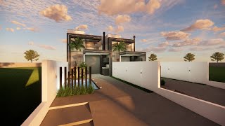 Projeto de Casa com 3 quartos - 111m2 - Projeto Ampére