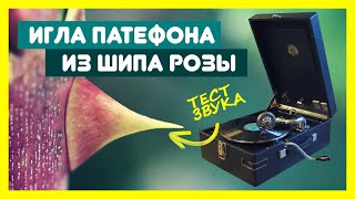 🥀 Иглы для патефона из шипа розы