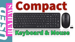 Perixx PERIDUO 613B Wireless Compact Chiclet UK Keyboard and Mouse Combo Set