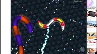 1st time playing slithr io