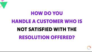 Customer service final round interview questions and answers