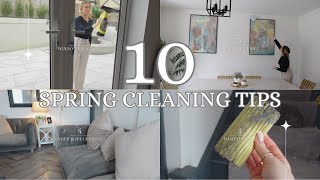 TOP 10 SPRING CLEANING TIPS 🌼 QUICK & EASY WAYS TO CLEAN YOUR HOME 🏠 EXTREME CLEANING MOTIVATION